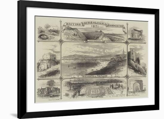 Sketches of Weymouth and Portland-null-Framed Giclee Print