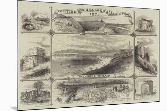 Sketches of Weymouth and Portland-null-Mounted Giclee Print