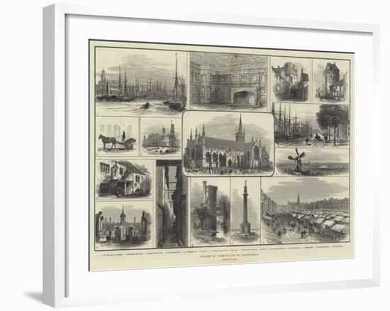 Sketches of Yarmouth and its Neighbourhood-Samuel Read-Framed Giclee Print