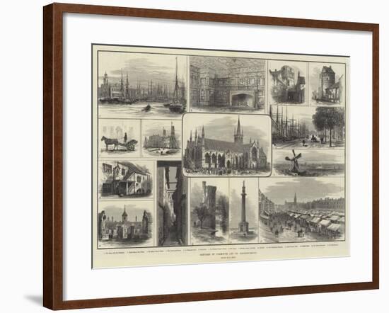 Sketches of Yarmouth and its Neighbourhood-Samuel Read-Framed Giclee Print