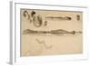 Sketches on the Coast Survey Plate-James Abbott McNeill Whistler-Framed Giclee Print