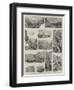 Sketches on the New Railway over the Brunig Pass, Switzerland-null-Framed Premium Giclee Print