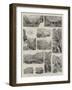 Sketches on the New Railway over the Brunig Pass, Switzerland-null-Framed Giclee Print