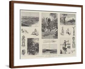 Sketches on the River Congo-Amedee Forestier-Framed Giclee Print