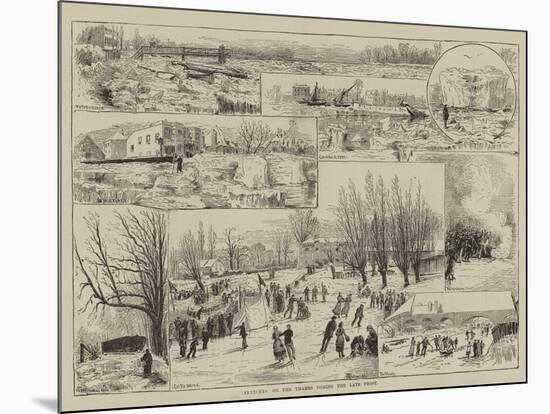 Sketches on the Thames During the Late Frost-Thomas Harrington Wilson-Mounted Giclee Print