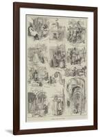 Sketches on the Way to Vienna-null-Framed Giclee Print