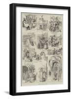 Sketches on the Way to Vienna-null-Framed Giclee Print