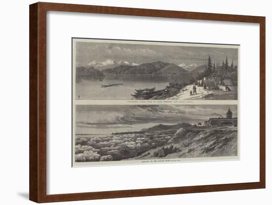Sketches on the Yukon River-null-Framed Giclee Print