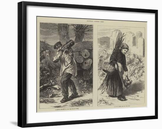 Sketches Outside Paris-null-Framed Giclee Print