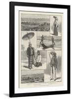 Sketches with the Anglo-Siam Boundary Commission-null-Framed Giclee Print