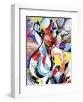 Sketchy Woman-Diana Ong-Framed Giclee Print