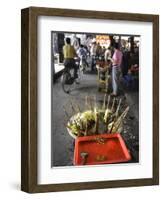 Skewers Cook in a Sichuanese Hotpot, Chengdu, China-Andrew Mcconnell-Framed Photographic Print