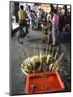 Skewers Cook in a Sichuanese Hotpot, Chengdu, China-Andrew Mcconnell-Mounted Photographic Print