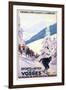 Ski 03-Vintage Apple Collection-Framed Giclee Print