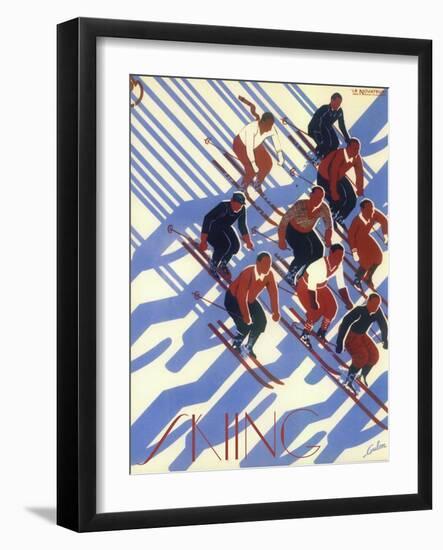 Ski 08-Vintage Apple Collection-Framed Giclee Print