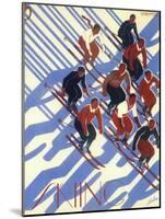 Ski 08-Vintage Apple Collection-Mounted Giclee Print