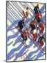 Ski 08-Vintage Apple Collection-Mounted Premium Giclee Print