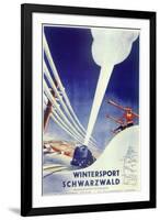 Ski 10-Vintage Apple Collection-Framed Giclee Print