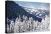 Ski Area from a Mountain Pass-budanatr-Stretched Canvas