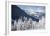 Ski Area from a Mountain Pass-budanatr-Framed Photographic Print