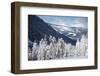 Ski Area from a Mountain Pass-budanatr-Framed Photographic Print