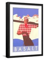 Ski Basalt Poster-null-Framed Art Print