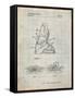 Ski Boots Patent-Cole Borders-Framed Stretched Canvas