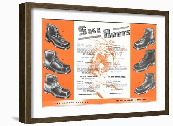 Ski Boots-null-Framed Premium Giclee Print