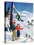 "Ski Break,"January 1, 1939-Charles Hargens-Stretched Canvas