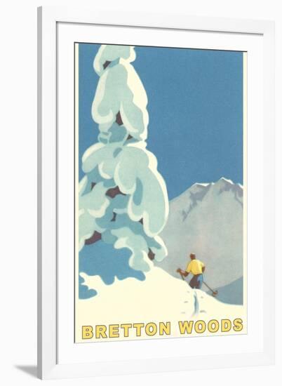 Ski Bretton Woods, New Hampshire-null-Framed Art Print