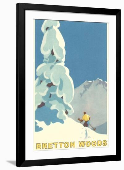 Ski Bretton Woods, New Hampshire-null-Framed Art Print