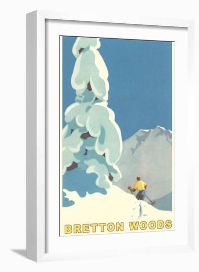 Ski Bretton Woods, New Hampshire-null-Framed Art Print