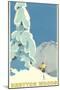 Ski Bretton Woods, New Hampshire-null-Mounted Art Print