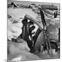 Ski Bum Bob Lombard Pouring Coffee from the Back of His Trailer-Loomis Dean-Mounted Photographic Print