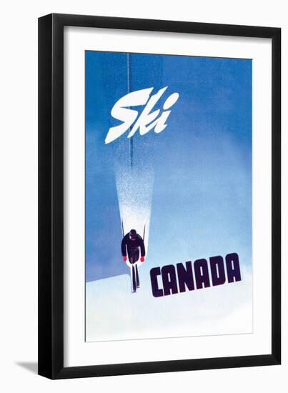 Ski Canada-P. Ewart-Framed Art Print