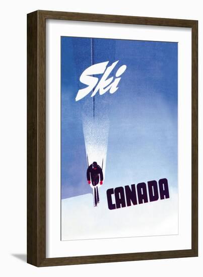Ski Canada-P. Ewart-Framed Art Print