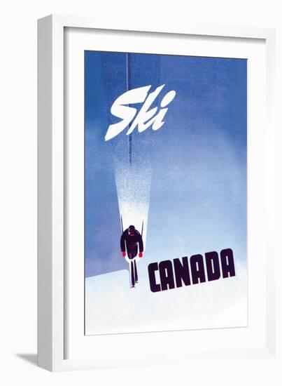 Ski Canada-P. Ewart-Framed Art Print