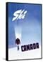 Ski Canada-P. Ewart-Framed Stretched Canvas