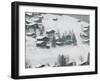 Ski Chalets, Grindelwald, Bern, Switzerland-Walter Bibikow-Framed Photographic Print