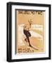 Ski Club Milano, Lombardy Region Cup, Skiing Race, Advertisement for Skiing Race at Selvino-null-Framed Giclee Print