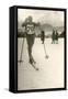 Ski Competitor-null-Framed Stretched Canvas