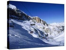 Ski, Cortina, Dolomiti-Angelo Cavalli-Stretched Canvas