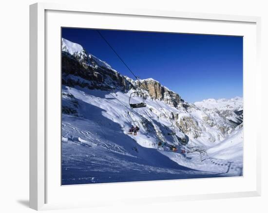 Ski, Cortina, Dolomiti-Angelo Cavalli-Framed Photographic Print