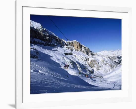 Ski, Cortina, Dolomiti-Angelo Cavalli-Framed Photographic Print