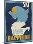 Ski Dauphine-Vintage Apple Collection-Mounted Giclee Print