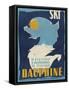 Ski Dauphine-Vintage Apple Collection-Framed Stretched Canvas