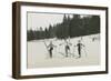 Ski Day-Wild Apple-Framed Art Print