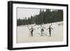 Ski Day-Wild Apple-Framed Art Print