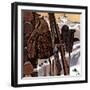 "Ski Equipment Still Life," February 3, 1945-John Atherton-Framed Premium Giclee Print