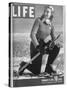 Ski Fashions on Life Cover 02-19-1945-null-Stretched Canvas